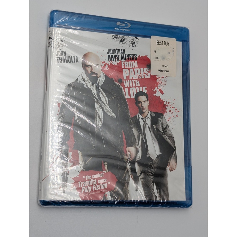 From Paris with Love (Blu-ray, 2010) Brand New Factory Sealed